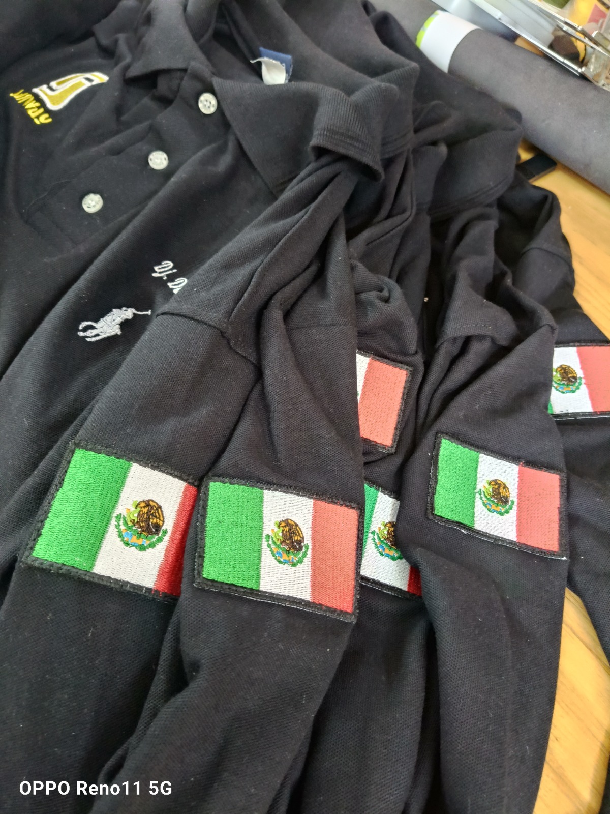 Bordado con diseño de México